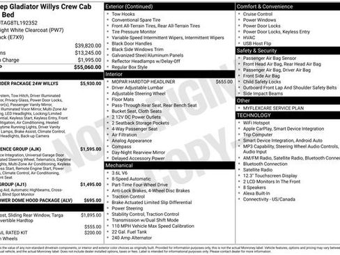 New 2026 Jeep Gladiator Sport AWD/4WD image 26