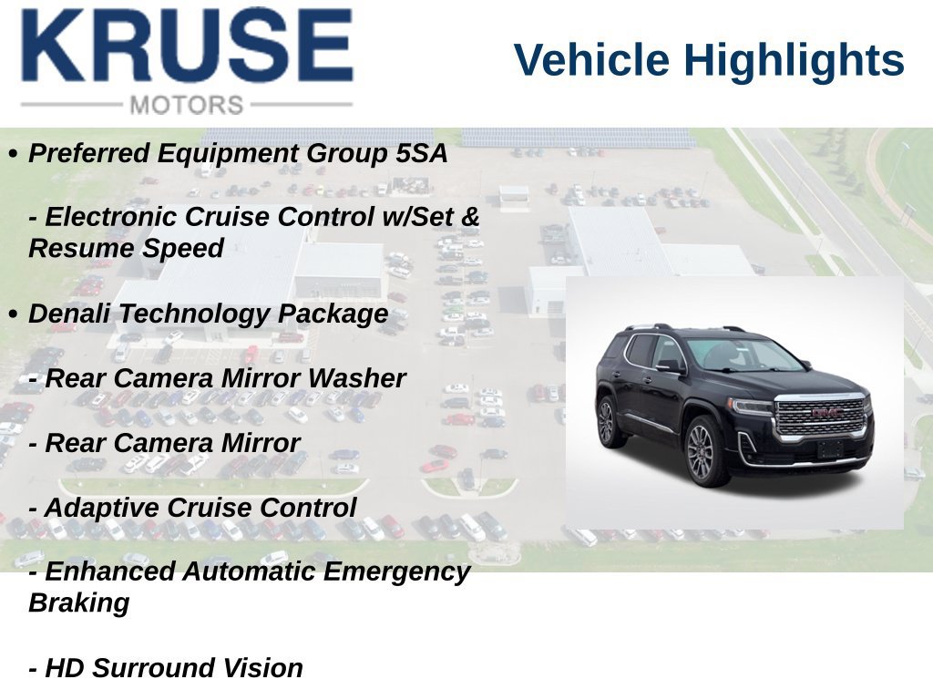 Used 2021 GMC Acadia Denali w/ Denali Ultimate Package AWD/4WD image 10