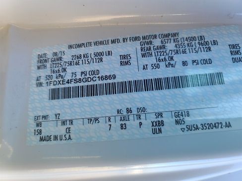 Used 2016 Ford E-450 and Econoline 450 Super Duty image 37