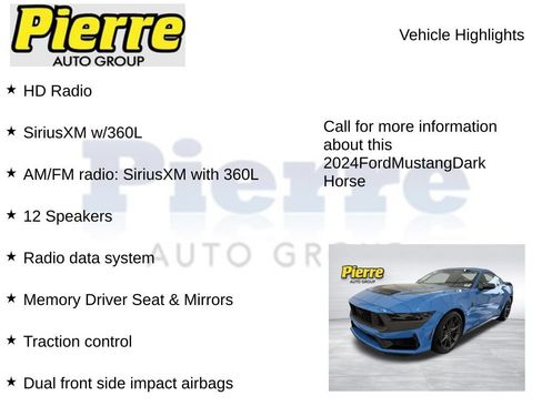 Used 2024 Ford Mustang Dark Horse RWD image 14
