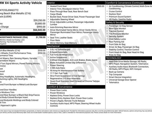 Used 2018 BMW X4 M40i image 52