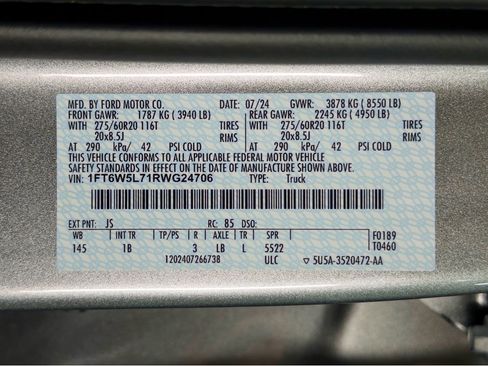 Used 2024 Ford F150 Lightning Lariat image 32