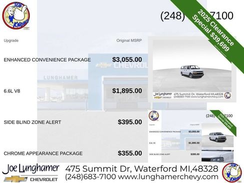 New 2025 Chevrolet Express 2500 w/ Enhanced Convenience Package RWD image 10