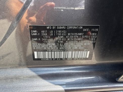 Used 2026 Subaru Crosstrek 2.5i Premium w/ Crosstrek Mirror Package AWD/4WD image 25