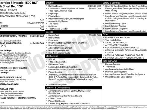 New 2026 Chevrolet Silverado 1500 RST w/ RST All Star Premium Package image 19