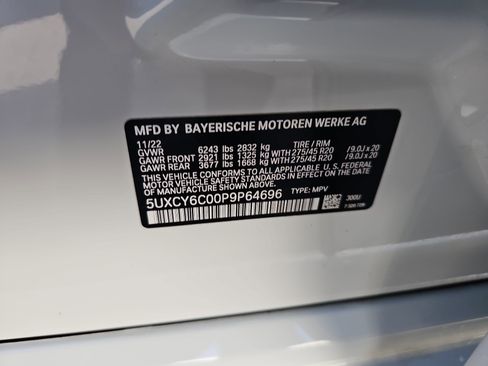 Used 2023 BMW X6 xDrive40i w/ M Sport Package image 38