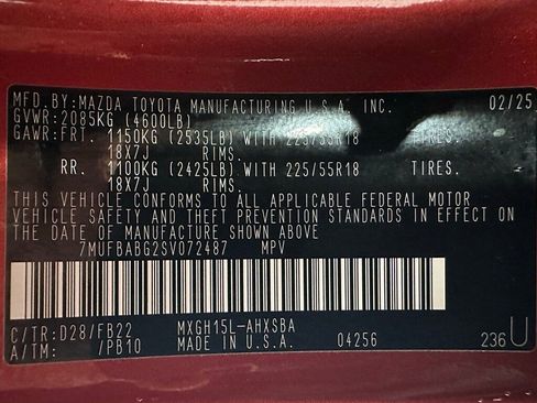 Used 2025 Toyota Corolla Cross AWD Hybrid image 11