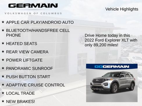 Used 2022 Ford Explorer XLT w/ Equipment Group 202A AWD/4WD image 6