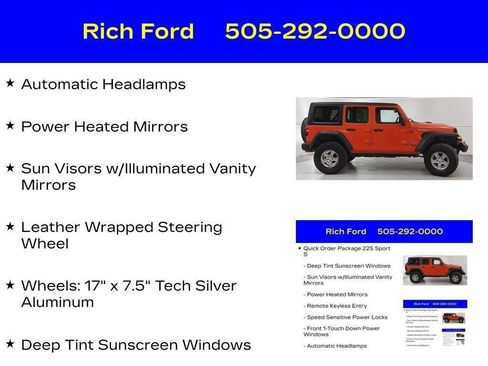 Used 2020 Jeep Wrangler Unlimited Sport S AWD/4WD image 39