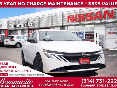 New 2026 Nissan Sentra SV w/ Floor Mat Package image 1