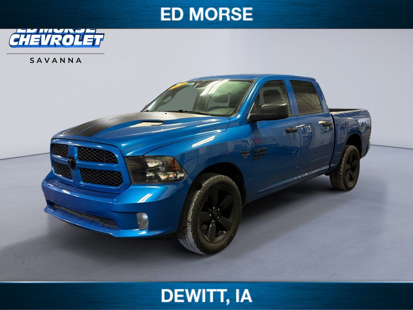 Used 2019 RAM 1500 Express w/ Hydro Blue Sport Package AWD/4WD image 1