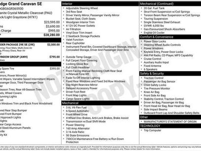 Used 2016 Dodge Grand Caravan SE w/ Quick Order Package 29E SE