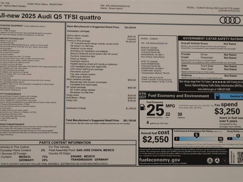 New 2025 Audi Q5 2.0T Premium Plus image 31