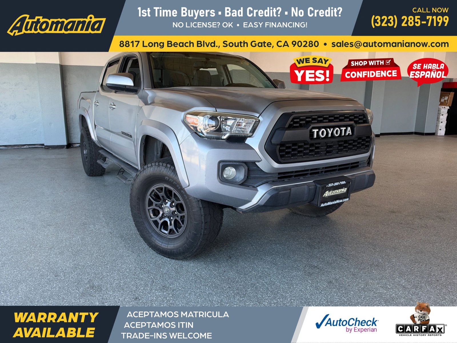 Used 2017 Toyota Tacoma SR5 w/ Tow Package RWD image 1