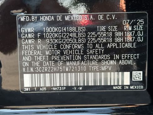 Used 2026 Honda HR-V EX-L image 28