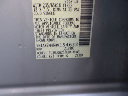 Used 2017 Nissan Murano SV w/ Premium Plus Package image 49