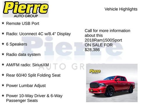 Used 2018 RAM 1500 Sport w/ Sport Premium Group AWD/4WD image 14