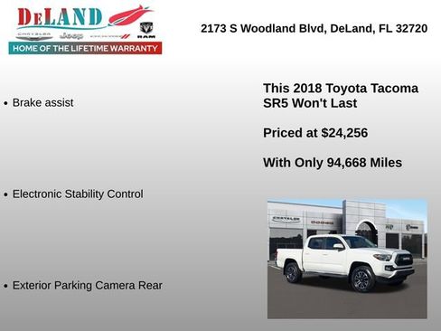 Used 2018 Toyota Tacoma SR5 image 7