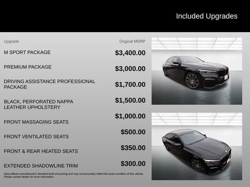 Used 2022 BMW 740i xDrive w/ M Sport Package AWD/4WD image 4