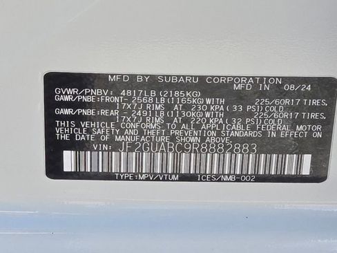 Used 2024 Subaru Crosstrek 2.0i AWD/4WD image 22