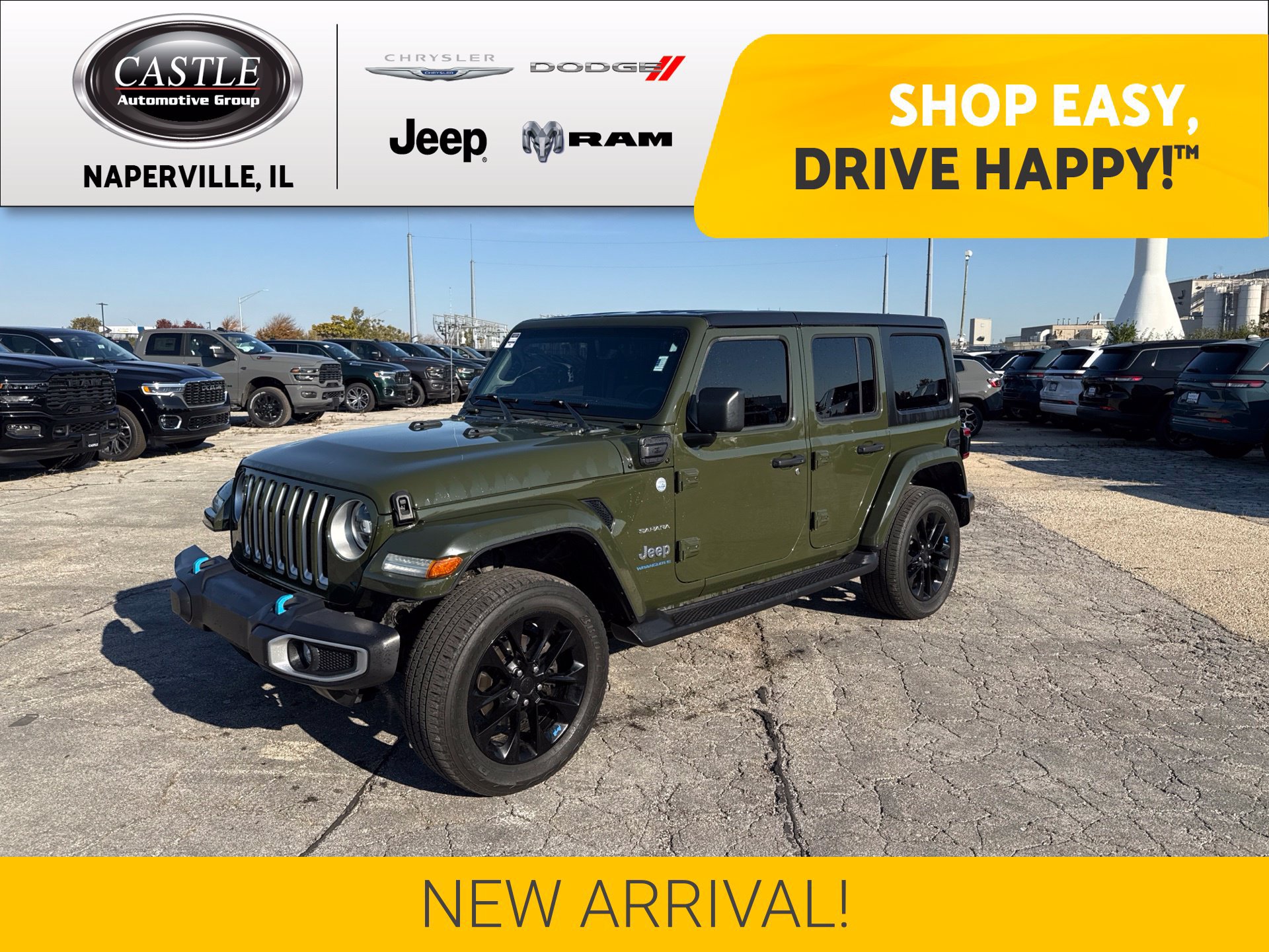 Used 2023 Jeep Wrangler Unlimited Sahara w/ Cold Weather Group AWD/4WD image 1