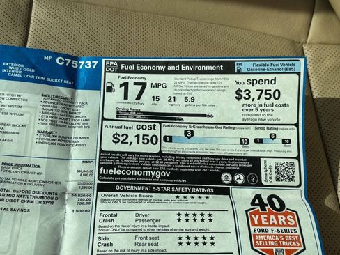 Used 2017 Ford F150 Lariat AWD/4WD image 42