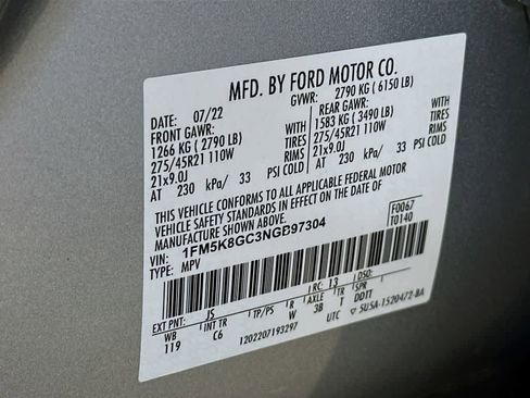 Used 2022 Ford Explorer ST w/ Equipment Group 401A image 22