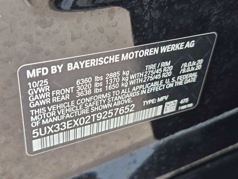 New 2026 BMW X6 xDrive40i w/ Climate Comfort Package AWD/4WD image 37
