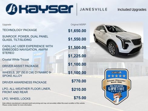 Certified 2019 Cadillac XT4 Premium Luxury w/ Technology Package AWD/4WD image 2