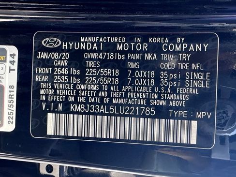 Used 2020 Hyundai Tucson SEL FWD image 41