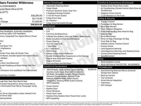 Used 2025 Subaru Forester Wilderness AWD/4WD image 9