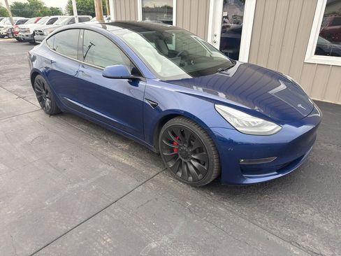 Used 2021 Tesla Model 3 Performance AWD/4WD image 1