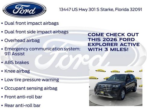 New 2026 Ford Explorer Active image 30