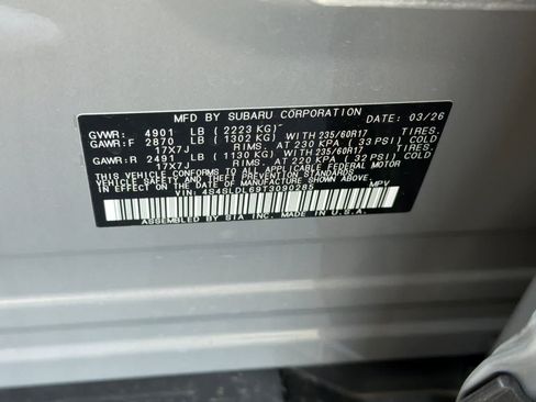 New 2026 Subaru Forester Wilderness AWD/4WD image 33