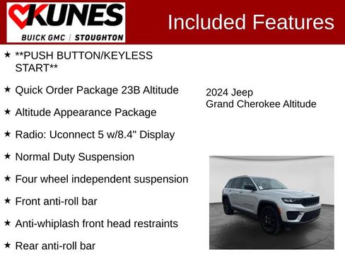 Used 2024 Jeep Grand Cherokee Altitude AWD/4WD image 3