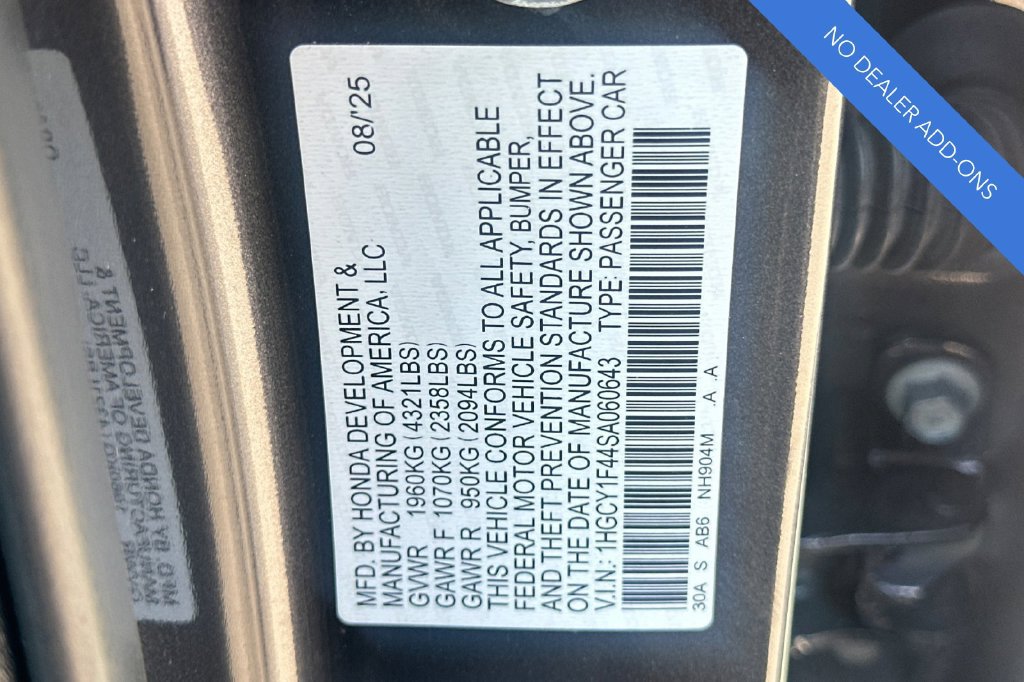 Certified 2025 Honda Accord SE image 32