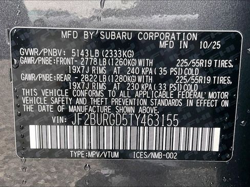 New 2026 Subaru Outback Limited XT AWD/4WD image 12