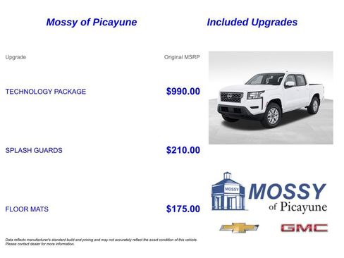 Used 2022 Nissan Frontier SV w/ Technology Package AWD/4WD image 7