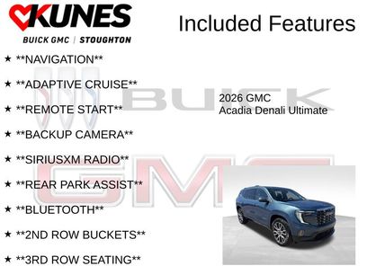 New 2026 GMC Acadia Denali Ultimate