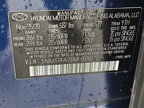 Used 2021 Hyundai Santa Fe SE FWD image 33