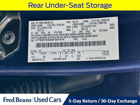 Certified 2019 Ford F150 XLT w/ Equipment Group 302A Luxury image 36