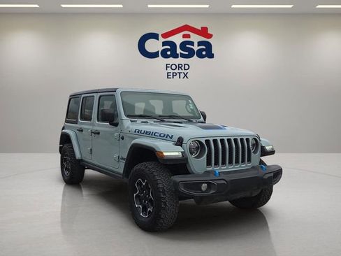 Used 2023 Jeep Wrangler Unlimited Rubicon 4xe image 1