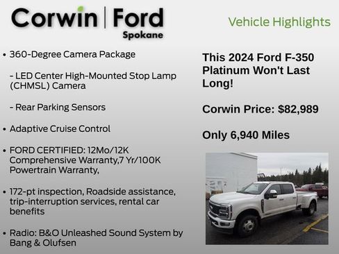 Used 2024 Ford F350 Platinum image 12