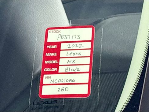 Used 2022 Lexus NX 250 AWD w/ Cold Area Package image 24