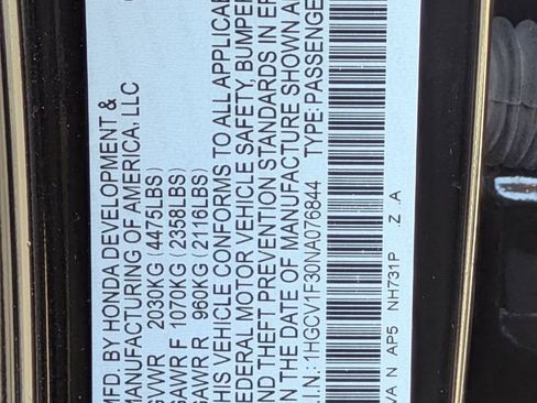 Certified 2022 Honda Accord Sport image 25