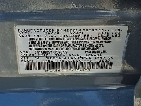 Certified 2024 Nissan Sentra SV w/ All-Weather Package FWD image 28