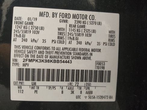 Used 2019 Ford Edge Titanium w/ Equipment Group 301A FWD image 33