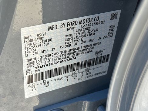 New 2026 Ford Mustang Mach-E Premium w/ Sport Appearance Package RWD image 27
