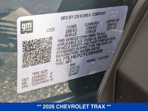 New 2026 Chevrolet Trax LT w/ Driver Confidence Package image 32
