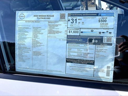 New 2026 Nissan Rogue Platinum w/ Platinum Premium Package image 15